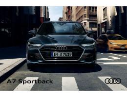 Audi A7 C8 Sportback 03 / 2018 prospekt model 2019 CZ
