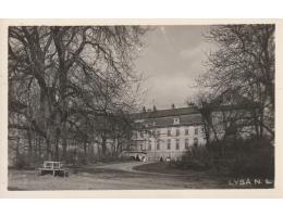 LYSÁ NAD LABEM ZÁMEK r. 1940 BEZ NAKL.  °HA526