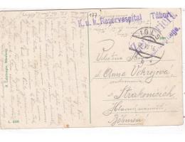 FELDPOST=RESERVE SPITAL TÁBOR=DO STRAKONICE=rok1916*S177