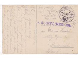 FELDPOST DO =STRAKONICE =rok1917*S179