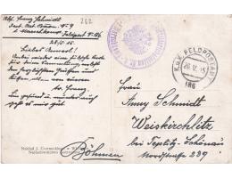 FELDPOST=TEPLITZ-SCHONAU=rok1915*S262