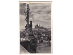 Praha  kříž na Karlově mostě  MF  °2701