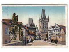 Praha  Karlův most Malostr. mostecké věže  MF  °2761