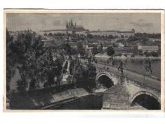 Praha  Karlův most a Hradčany  MF ***3037