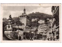 Karlovy Vary  městská věž a zámecká kolonáda  ***11266a