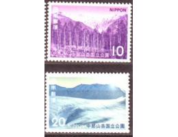 Japonsko 1972 Národní park Chubu-Samgaku, Michel č.1157-8 *