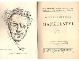 MANŽELSTVÍ / AUGUST STRINDBERG *kn423