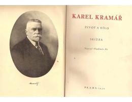 KAREL KRAMÁŘ=ŽIVOT A DÍLO / VL.SÍS *kn355