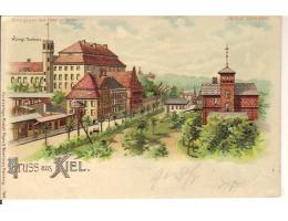 KIEL = LITOGRAFIE =NĚMECKO=rok1899*a==1231