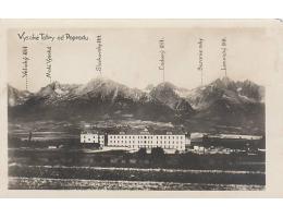 VYSOKÉ TATRY = OD POPRADU /rok1936*kc3528