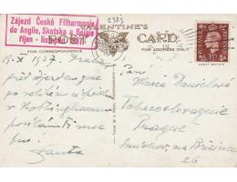 HUDBA=ZAJEZD ČS.FILHARMONIE DO ANGLIE/rok1937*c=2373