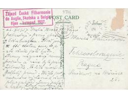 HUDBA=ZAJEZD ČS.FILHARMONIE DO ANGLIE /rok1937*c=2376