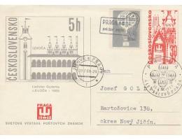 PRAGA68 =JILOVÉ=4.LET BALONŮ+CDV LEVOČA /rok1968*c=2444