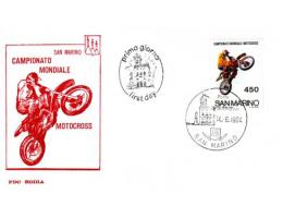 San Marino 1984 MS v motokrosu, Michel č.1300 FDC