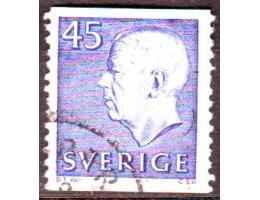 Švédsko 1967 Král Gustav VI. Adolf, Michel č.586A raz.