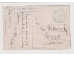 ČS POLNÍ POŠTA=LEGIE=BARDĚJOV=DO OLOMOUCE=rok.1919*R4614