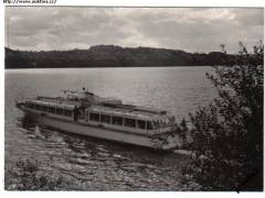 Vranovská přehrada loď Dunaj okr. Znojmo  °0270o