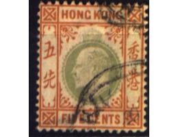 Hong Kong 1903 Král Edward VII., Michel č. 64 raz.