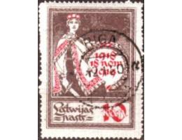 Lotyšsko 1919 1.výročí nezávislosti, Michel č.32z raz.