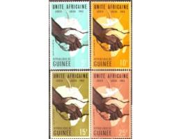 Guinea 1963 Konference afrických států. mapa, Michel č.200-3