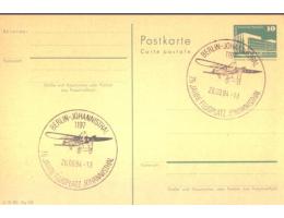 NDR Dopisnice s PR Berlin 1984: 75 let letiště Johannistahl,