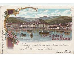 SAN REMO=SVITICÍ OKNA+ LITOGRAFIE = ITALIE=rok1900?*kc8076