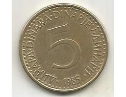 Jugoslávie 5 dinara 1985 (1) 3.65