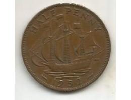 Velká Británie 1/2 penny 1952 (2) 18.54