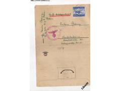 Letecký dopis Luftfeldpost  adr.Nový Jičín r.1942 O6/395
