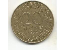 Francie 20 centimes 1992 (3) 4.17