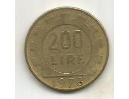 Itálie 200 lire 1978 (4) 8.57