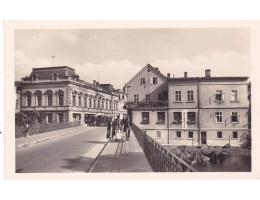 BENEŠOV NAD PLOUČNICÍ =DĚČÍN=HOSPODA+ULICE =rok1947?*kc12295