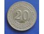 Alžírsko 20 centimes 1972