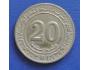 Alžírsko 20 centimes 1972