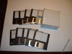 10 funkčních použitých disket 3,5 v náhr. krabičce (sada D)
