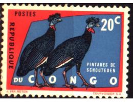 Kongo Kinshasa 1961 Ptáci, Michel č.139 *N
