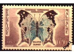 Madagaskar 1960 Motýl, Michel č.447 **