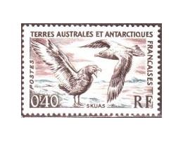 Francouzská území v Antarktidě  1959 Ptáci, Michel č.15 **