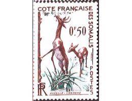 Francouzské Somálsko 1958 Gazely, Michel č.316 **