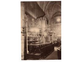 Praha staronová synagoga interiér  ***11982
