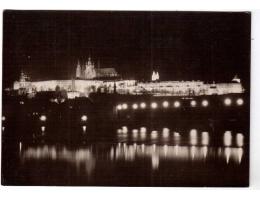 Praha Hradčany noční pohled  ***11996