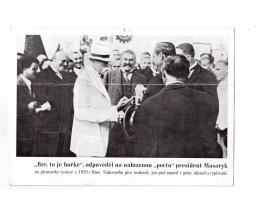PREZIDENT ČSR T.G. MASARYK V BRNĚ R.1929 PIVO   ***M146