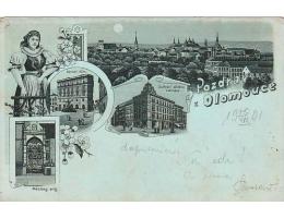 OLOMOUC /LITOGRAFIE =tzv.DLOUHÁ ADR /rok1901?*fb2309