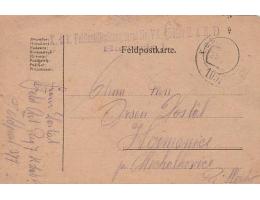 FELDPOST=do HEŘMANICE MICHALKOVICE=rok1916*c2748