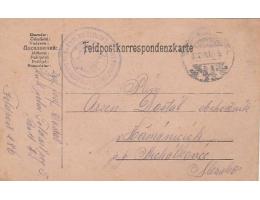 FELDPOST=do HEŘMANICE MICHALKOVICE=rok1916*c2755