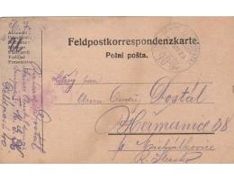 FELDPOST=do HEŘMANICE MICHALKOVICE=rok1916*c2758