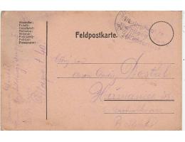 FELDPOST=do HEŘMANICE MICHALKOVICE=rok1916*c2760