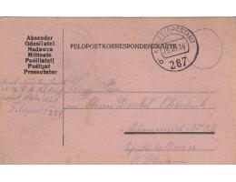 FELDPOST=do HEŘMANICE MICHALKOVICE=rok1916*c2764