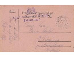 FELDPOST=do HEŘMANICE /MICHALKOVICE /rok1917*c2790