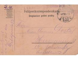 FELDPOST=do HEŘMANICE /MICHALKOVICE /rok1917*c2793